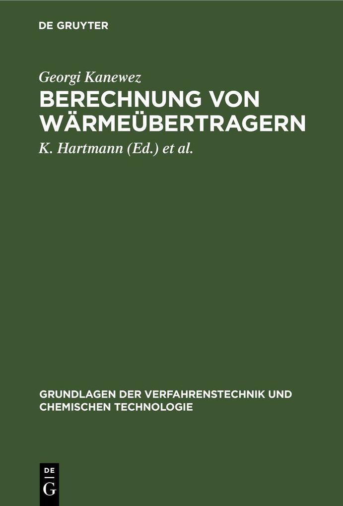 Berechnung von Wärmeübertragern