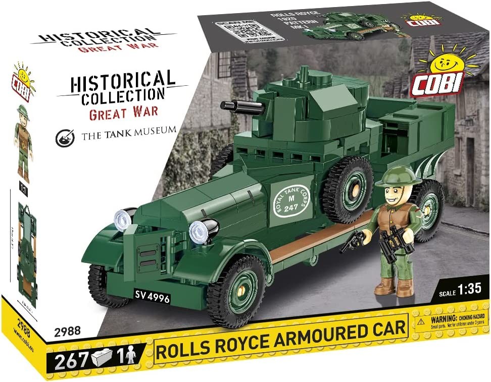 COBI 2988 - Historical Collection Great War Rolls Royce Armoured Car Bausatz 1:35