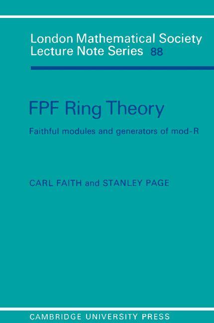 Fpf Ring Theory