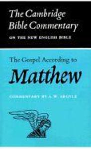 The Gospel According to Matthew