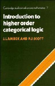 Cambridge University Press Introduction To Higher Order Categorical Logic