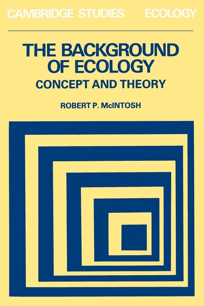 Background of Ecology - Robert P. McIntosh
