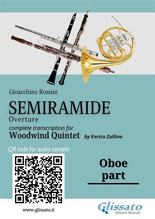Oboe part of Semiramide overture for Woodwind Quintet
