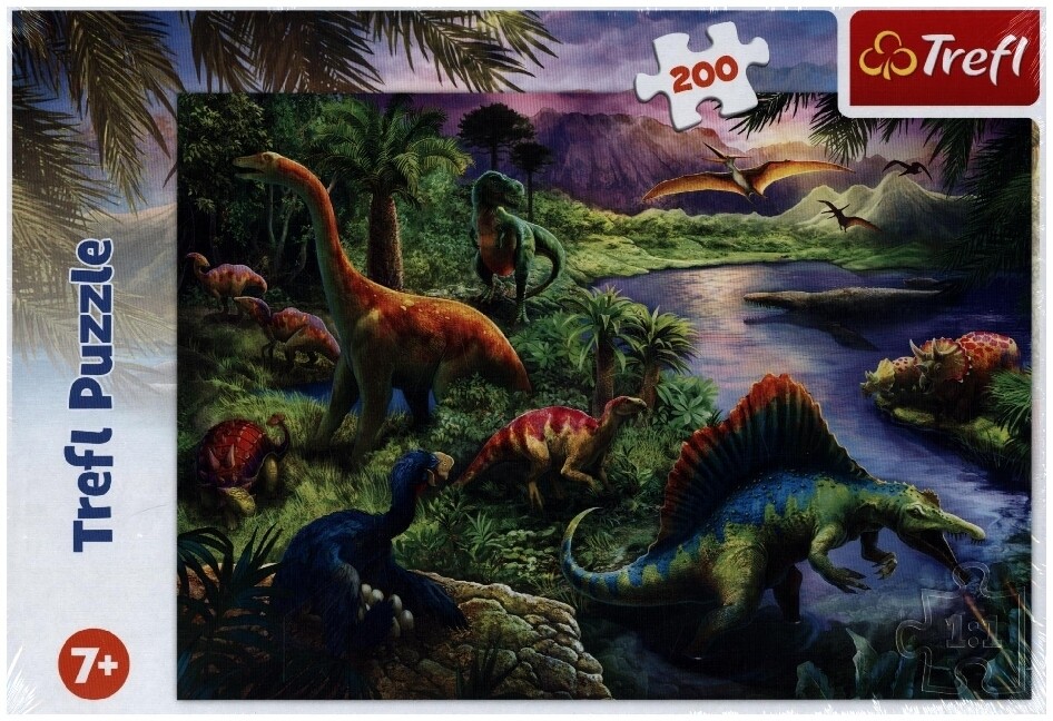 Image of Puzzle 200 - Dinosaurier (Kinderpuzzle)