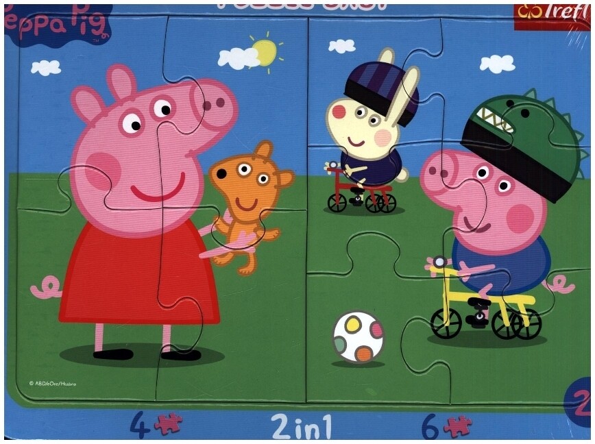 Image of 2 in 1 Baby Puzzle Peppa Pig (Kinderpuzzle)