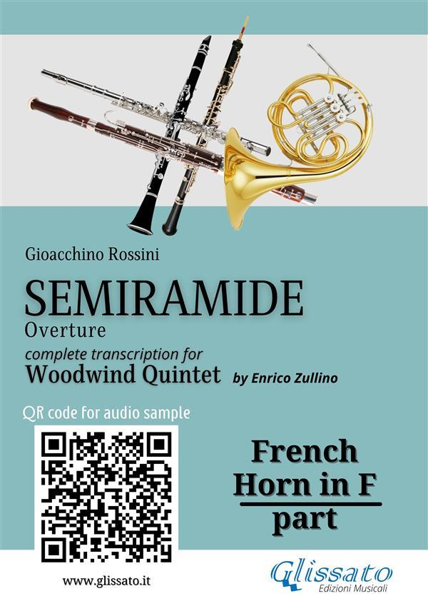 French Horn in F part of Semiramide overture for Woodwind Quintet