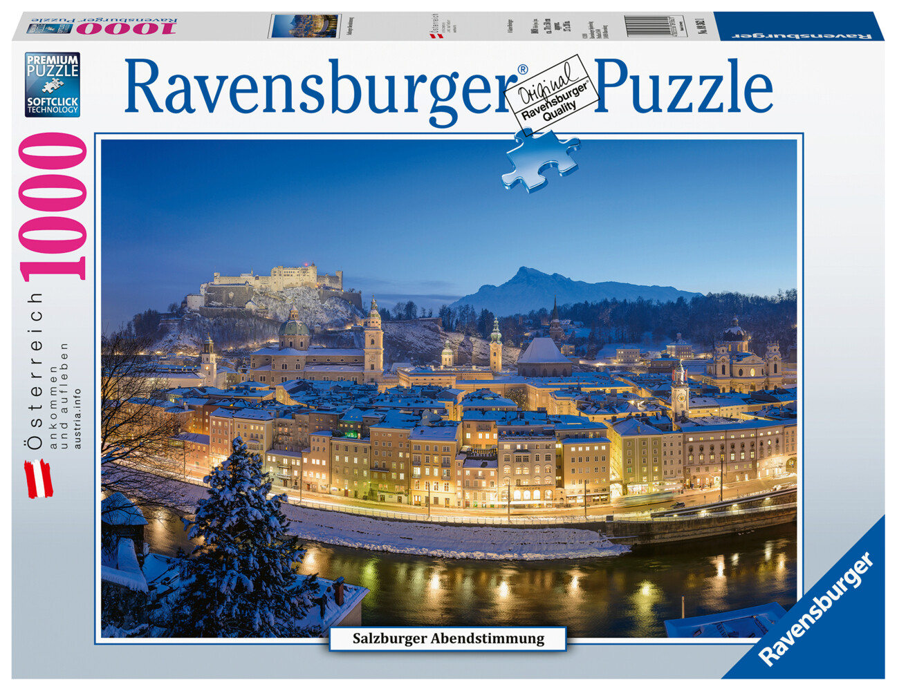 Image of Ravensburger Puzzle 89362 - Salzburger Abendstimmung - 1000 Teile Puzzle für Erwachsene und Kinder ab 14 Jahren