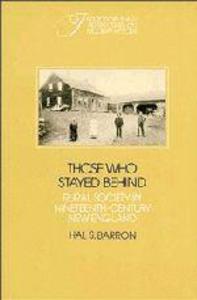 Those Who Stayed Behind