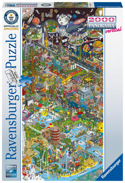 Image of Ravensburger Puzzle 17319 - Guinness World Records - 2000 Teile Panorama Puzzle für Erwachsene und Kinder ab 14 Jahren