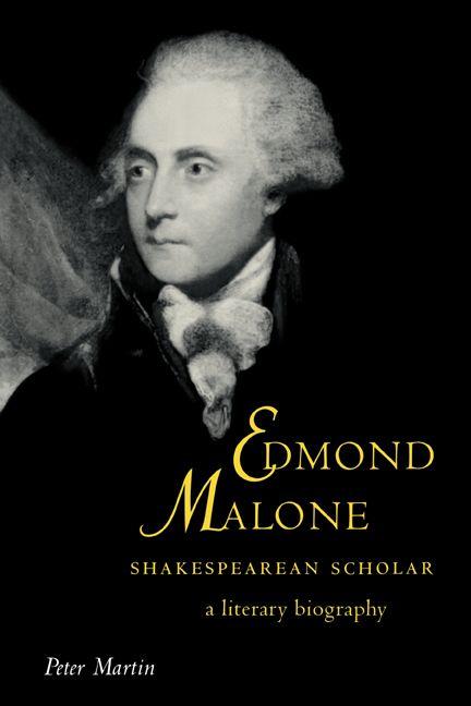 Edmond Malone Shakespearean Scholar
