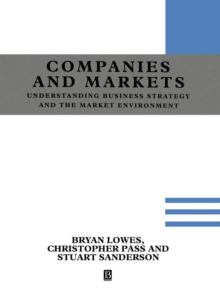 Understanding Companies and Markets