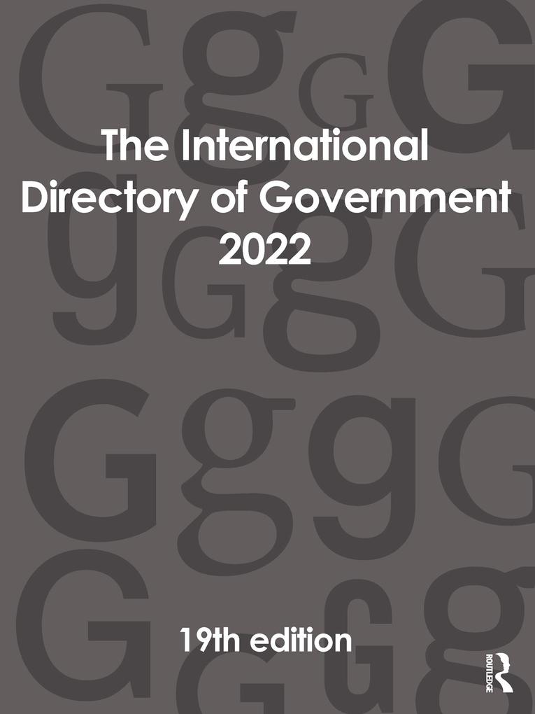 The International Directory of Government 2022