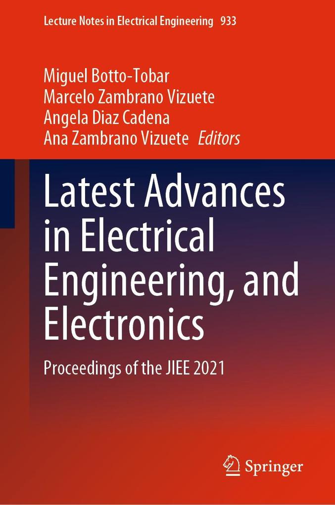 Latest Advances in Electrical Engineering and Electronics