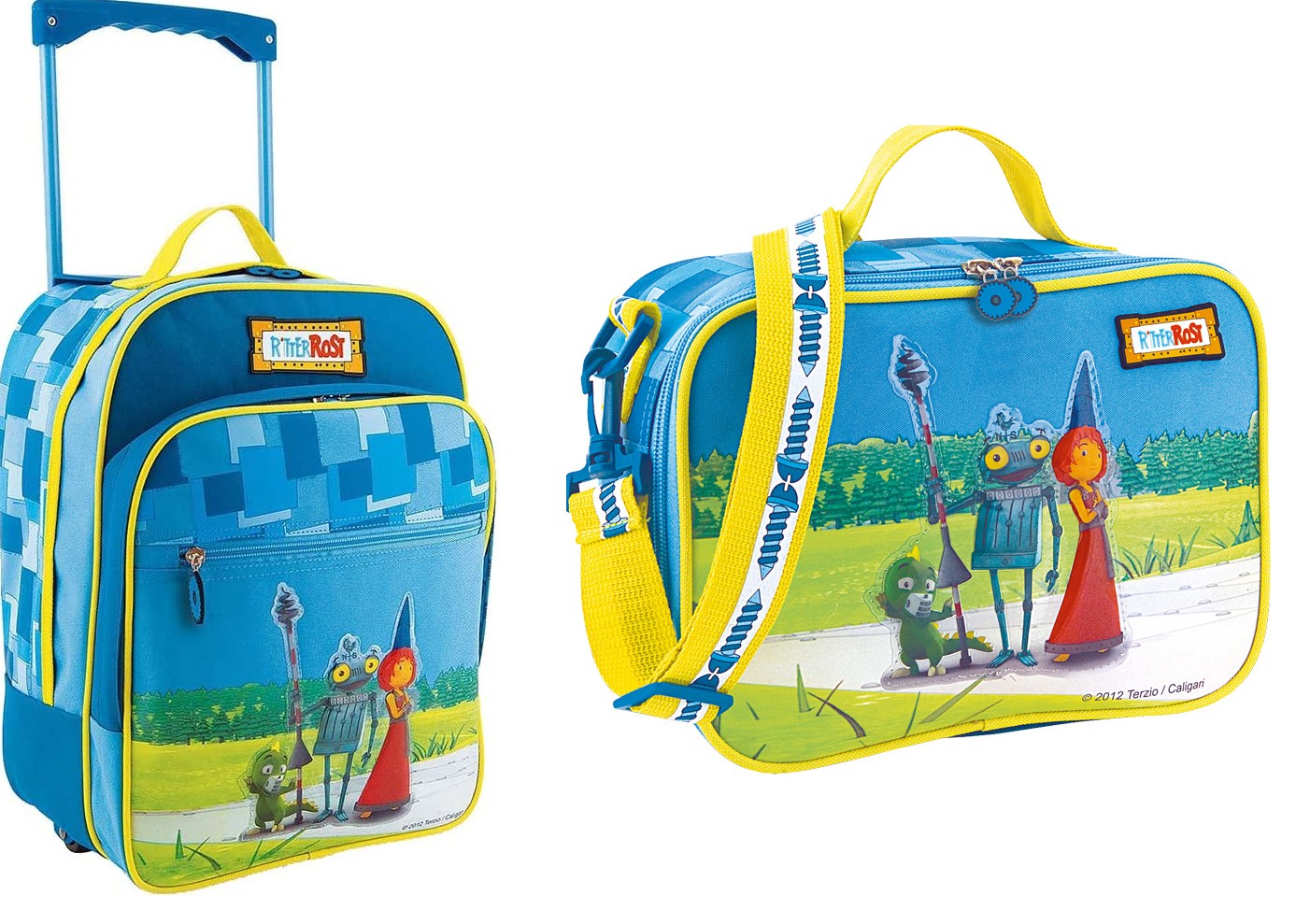 Small foot 9724 - Ritter Rost Kindertrolley + Umhängetasche im Set 2-teilig
