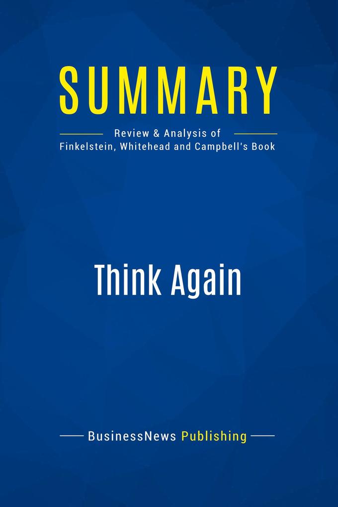 Summary: Think Again