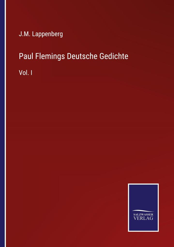 Paul Flemings Deutsche Gedichte