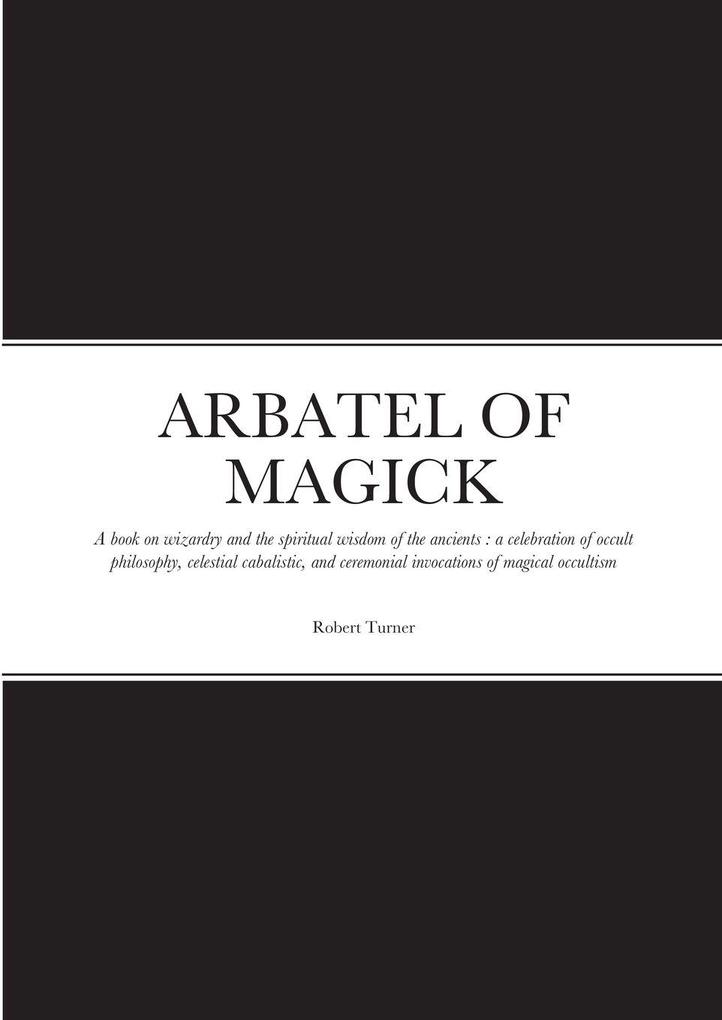 ARBATEL OF MAGICK