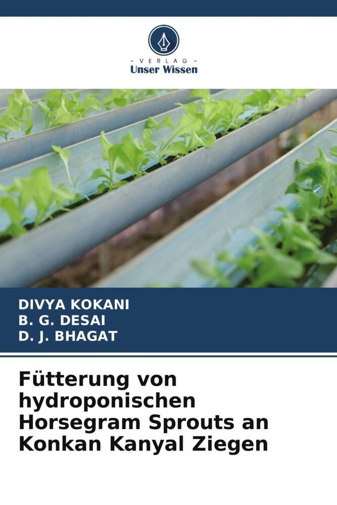 Fütterung von hydroponischen Horsegram Sprouts an Konkan Kanyal Ziegen