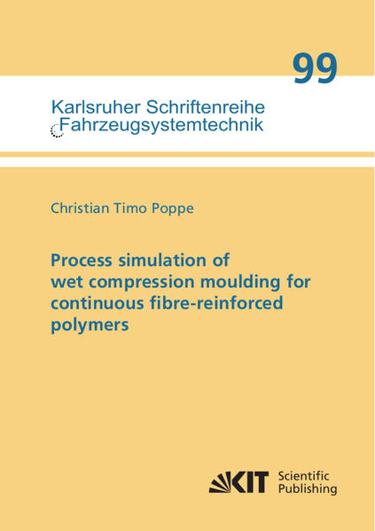 Process simulation of wet compression moulding for continuous fibre-reinforced polymers