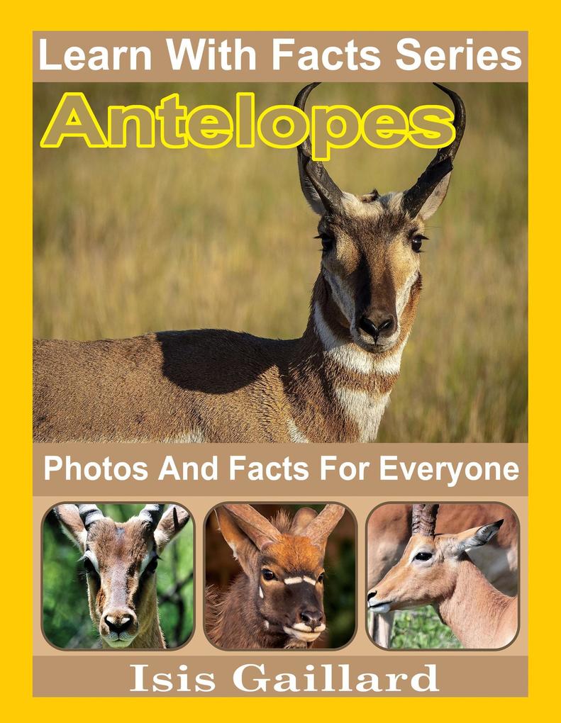 Antelopes Photos and Facts for Everyone (Learn With Facts Series #106)