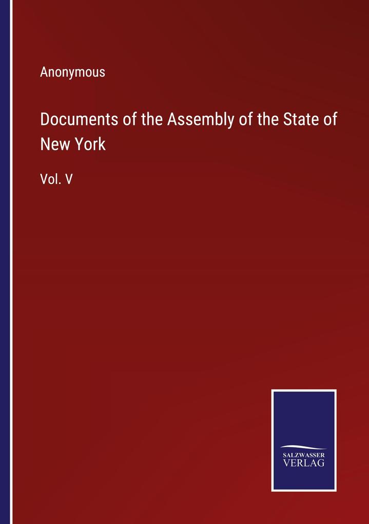 Documents of the Assembly of the State of New York