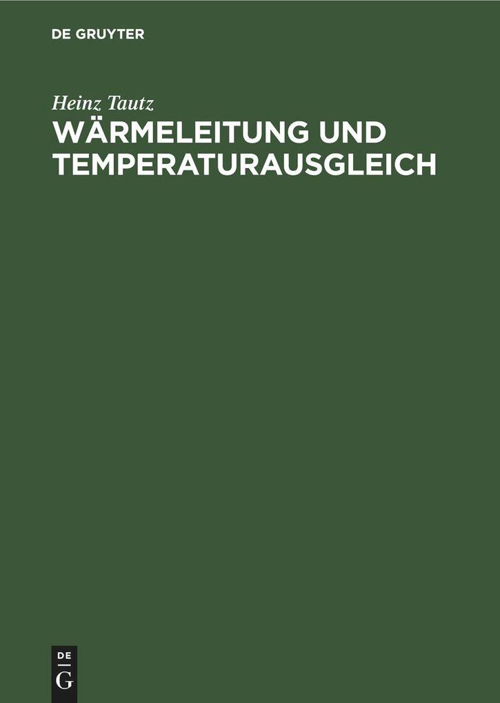 Wärmeleitung und Temperaturausgleich