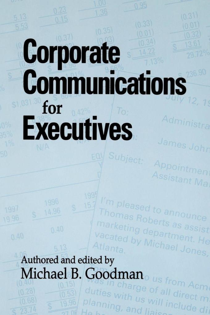 Corporate Communications for Executives