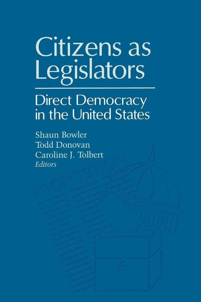 CITIZENS AS LEGISLATORS