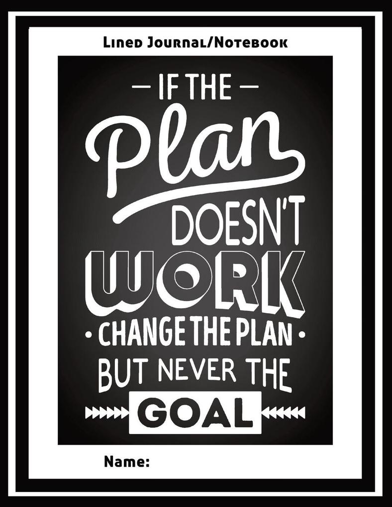 Empowering Motivational Team-building Leadership Wide-Ruled Lined Personal Journal Diary & Note