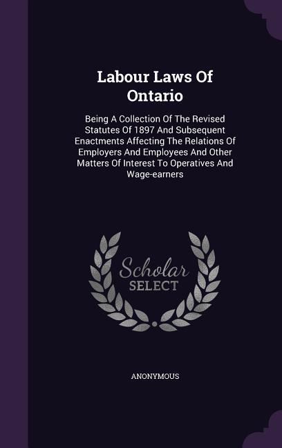 Labour Laws Of Ontario