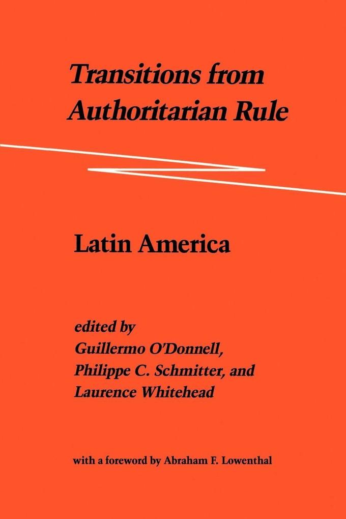 Transitions from Authoritarian Rule