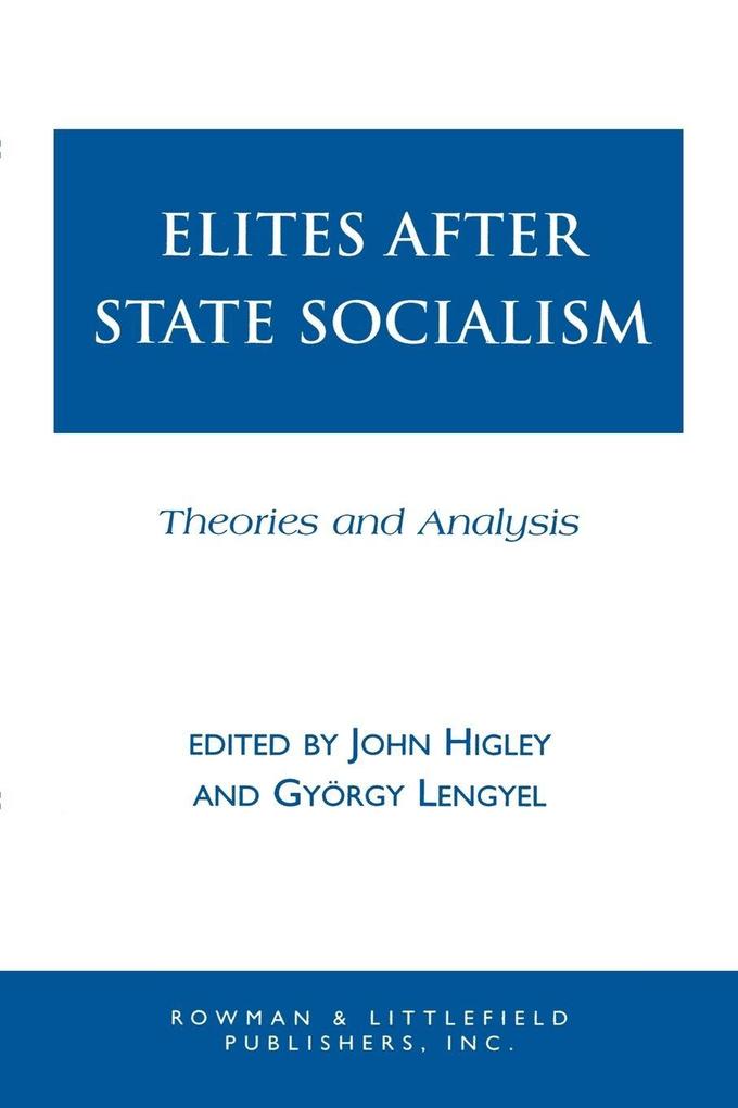 Elites after State Socialism