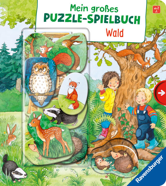 Image of Mein großes Puzzle-Spielbuch: Wald