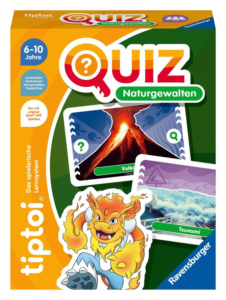 Image of Ravensburger - tiptoi Quiz Naturgewalten