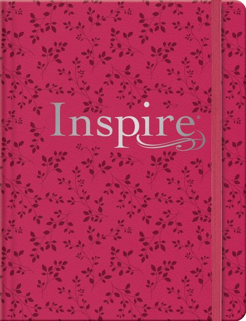 Inspire Bible NLT (Hardcover Leatherlike Pink Peony Filament Enabled)