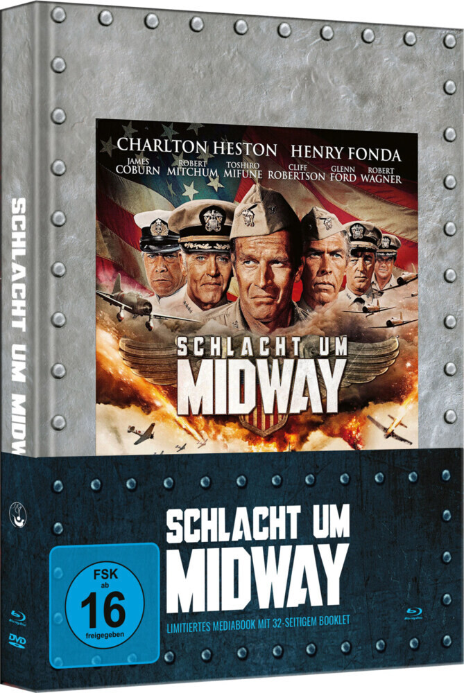 Schlacht um Midway 1 Blu-ray + 1 DVD (Cover C Limited Mediabook)
