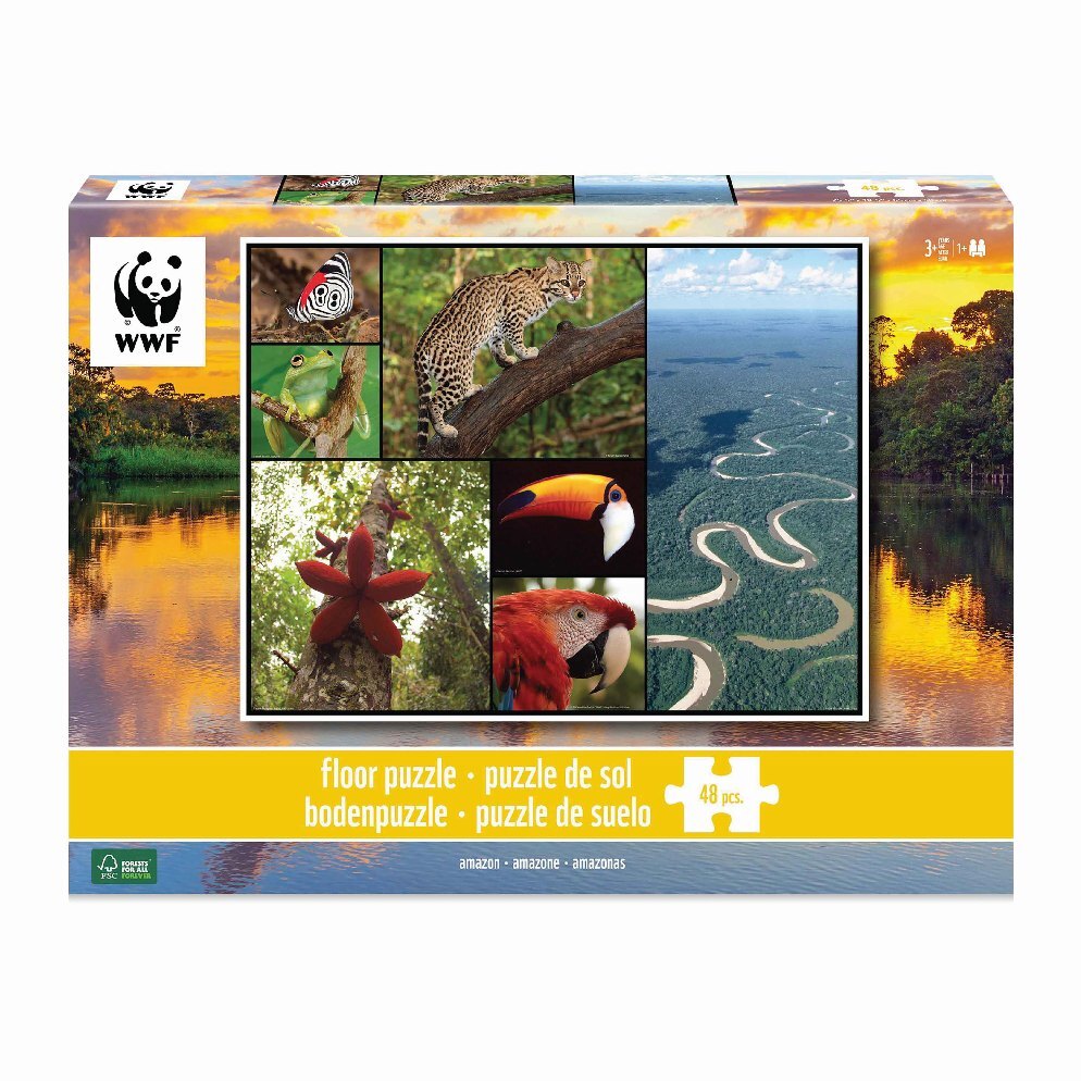 Bodenpuzzle Amazonas 48 Teile