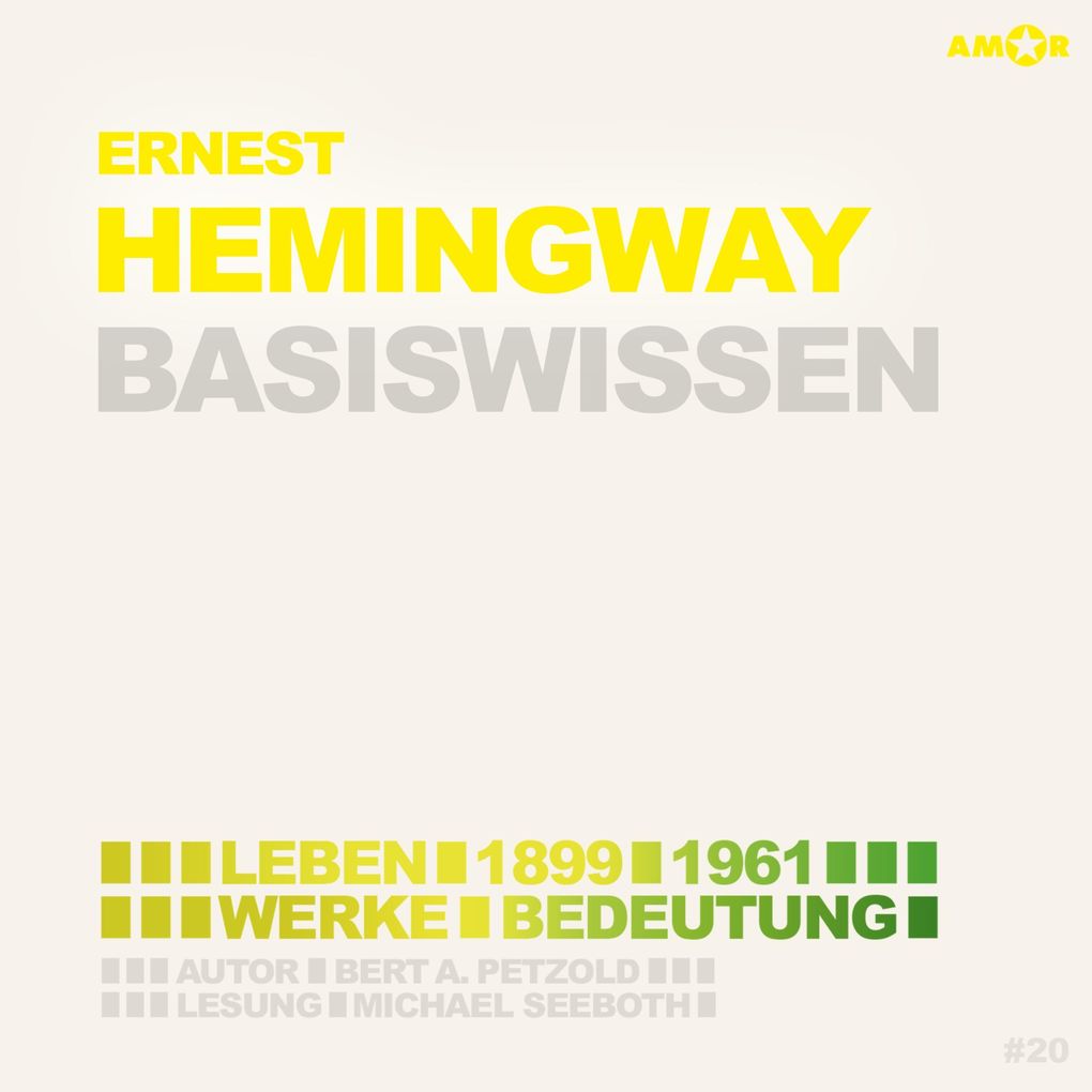 Hemingway (1899-1961) Leben Werk Bedeutung - Basiswissen