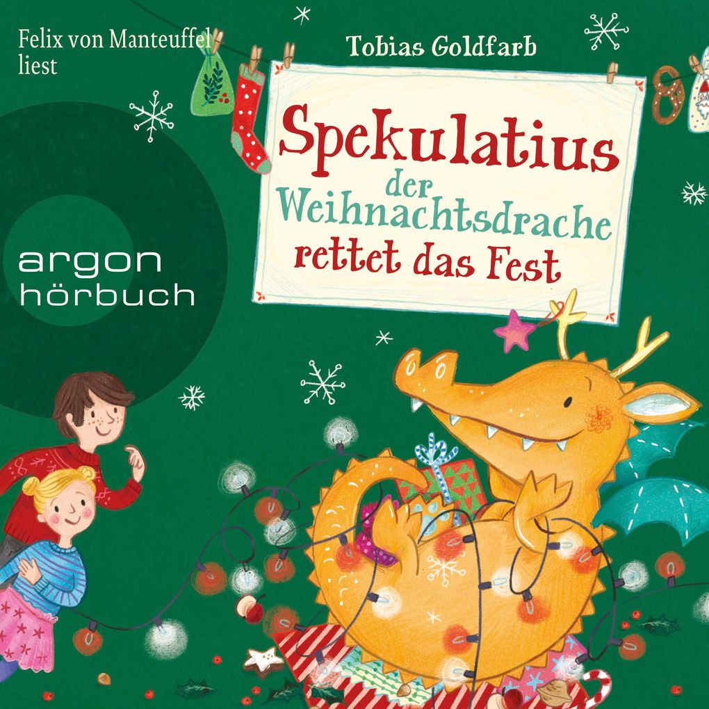 Spekulatius der Weihnachtsdrache rettet das Fest