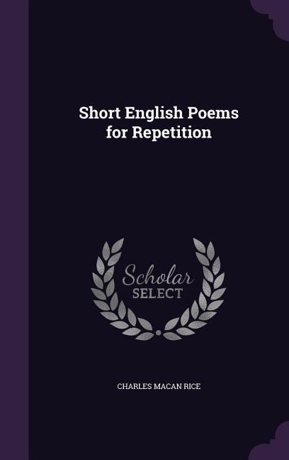 Short English Poems for Repetition
