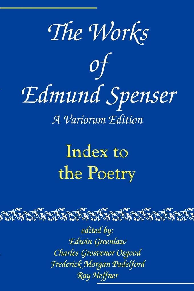 The Works of Edmund Spenser