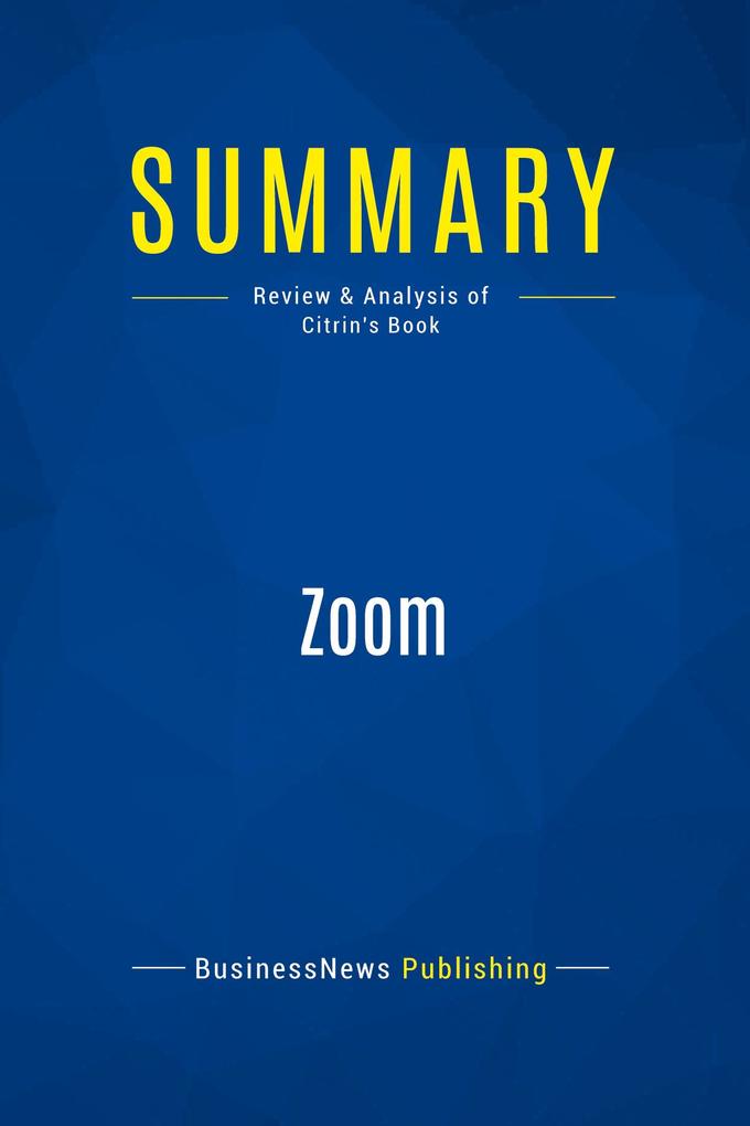 Summary: Zoom