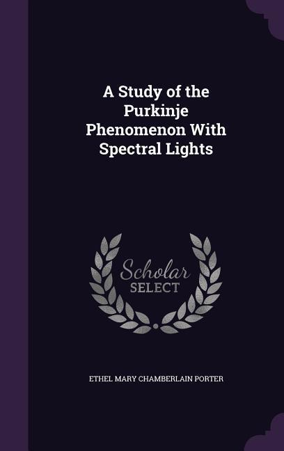 A Study of the Purkinje Phenomenon With Spectral Lights