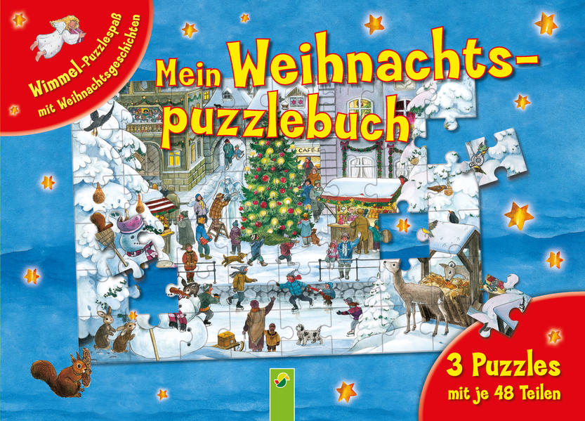 Image of Mein Weihnachts-Puzzlebuch. 3 Puzzles mit je 48 Teilen