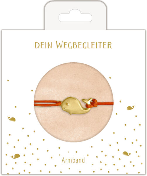 Image of Armband mit Walanhänger (vergoldet)