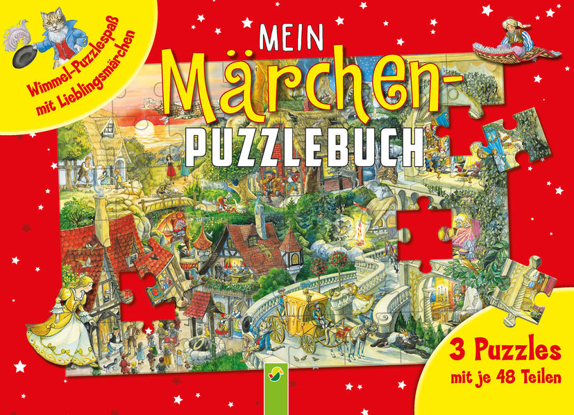 Image of Mein Märchen-Puzzlebuch mit 3 Puzzles mit je 48 Teilen