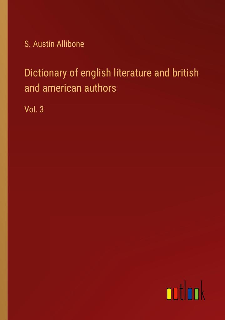 Dictionary of english literature and british and american authors