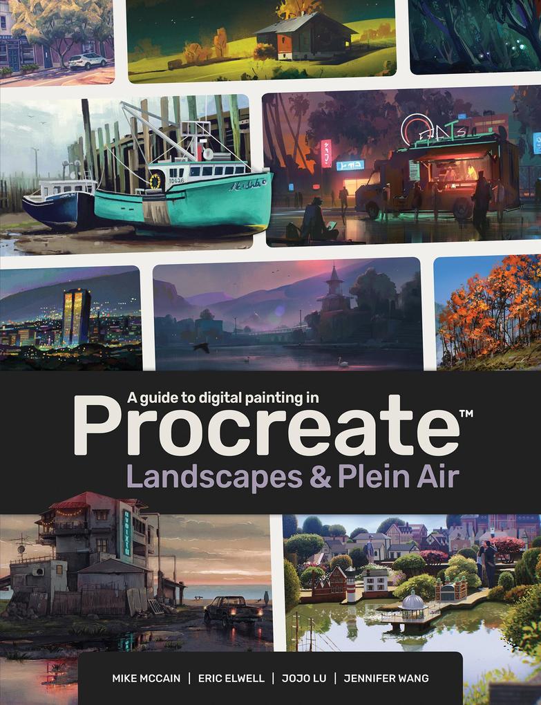 3DTotal Publishing Ltd Digital Painting In Procreate, Landscapes & Plein Air