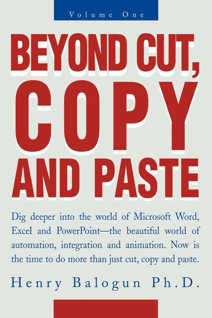 Beyond Cut Copy and Paste