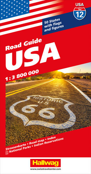 USA Strassenkarte 1:38 Mio. Road Guide No 12
